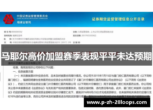 马耶尔高价加盟赛季表现平平未达预期